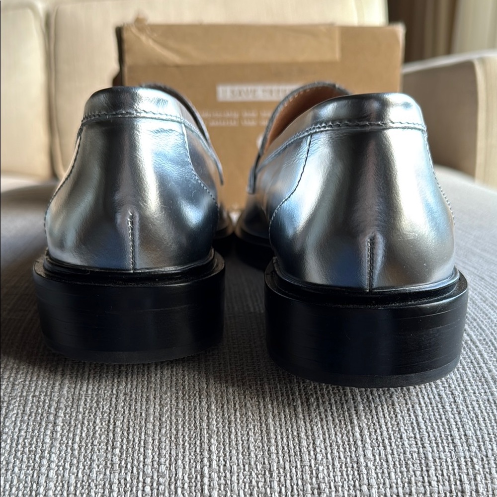 Madewell Silver Loafers - Picture 4 of 7